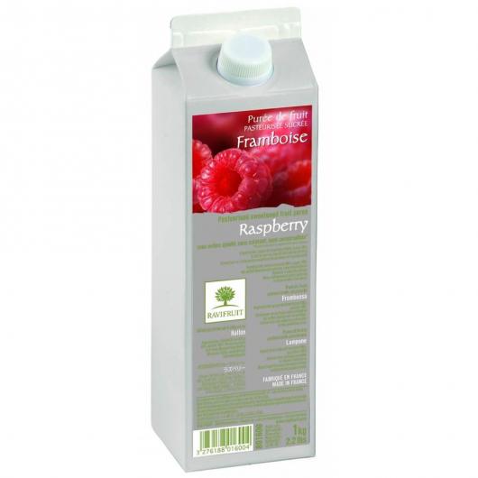 Пюре малина Ravifruit охлажденное 1 кг