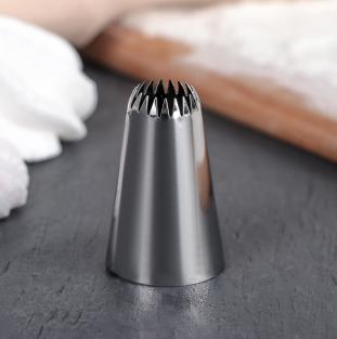 Насадка кондитерская «Французская звезда», d=2,5 см, вых. 1,2 см