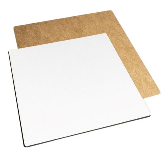 Подложка усиленная, ламинированная, 26*26 см, белая